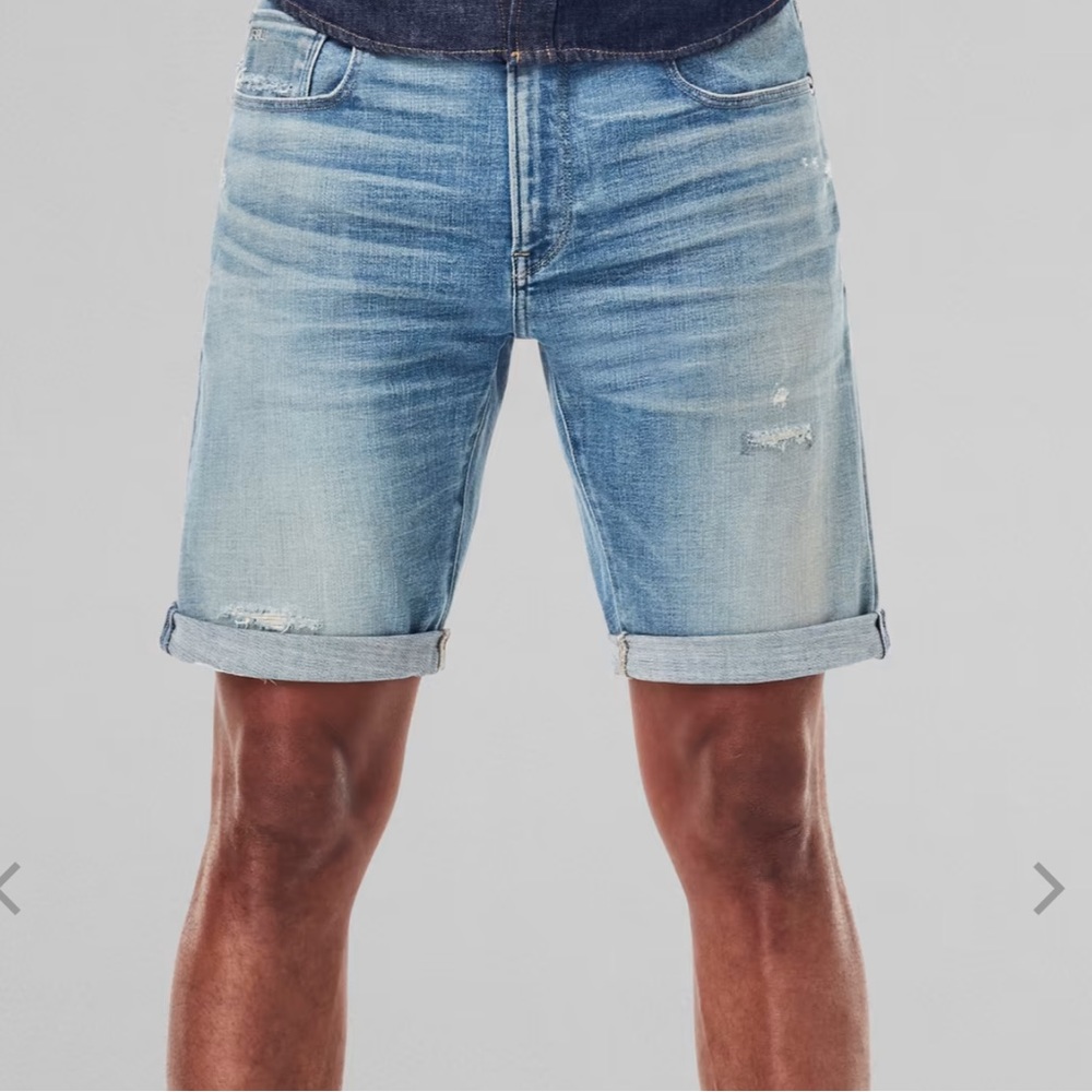 G- Star Raw 3301 DENIM SLIM SHORTS
